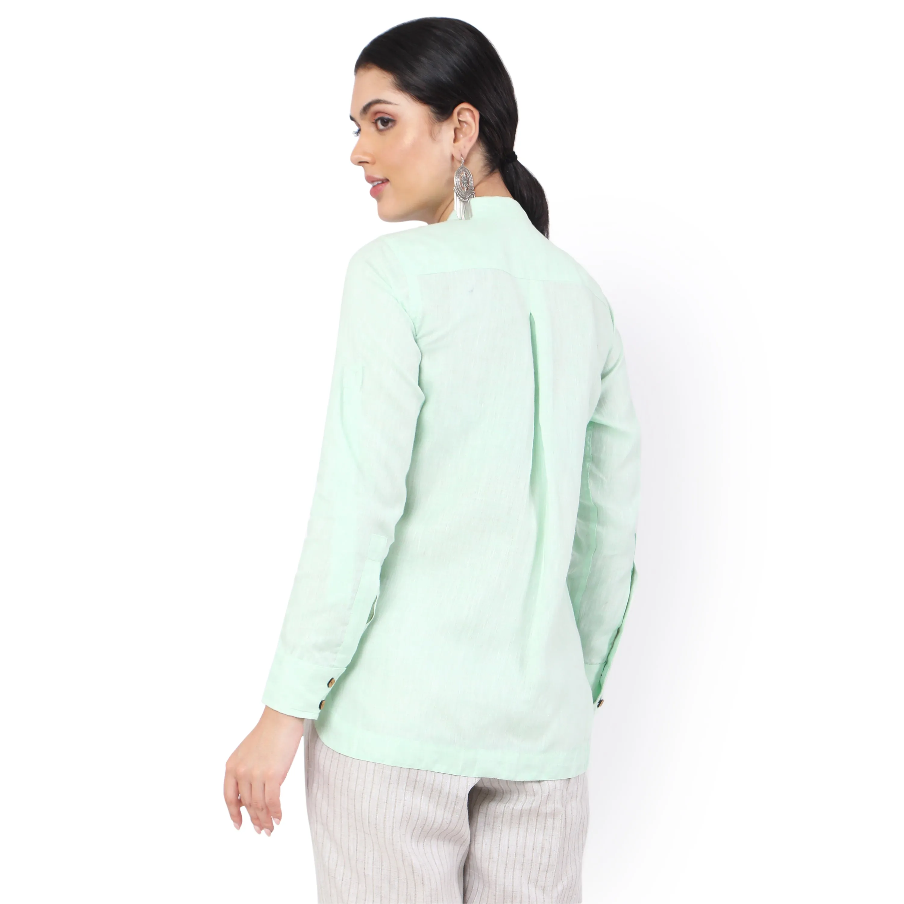 Hemp Pista Green Shirt