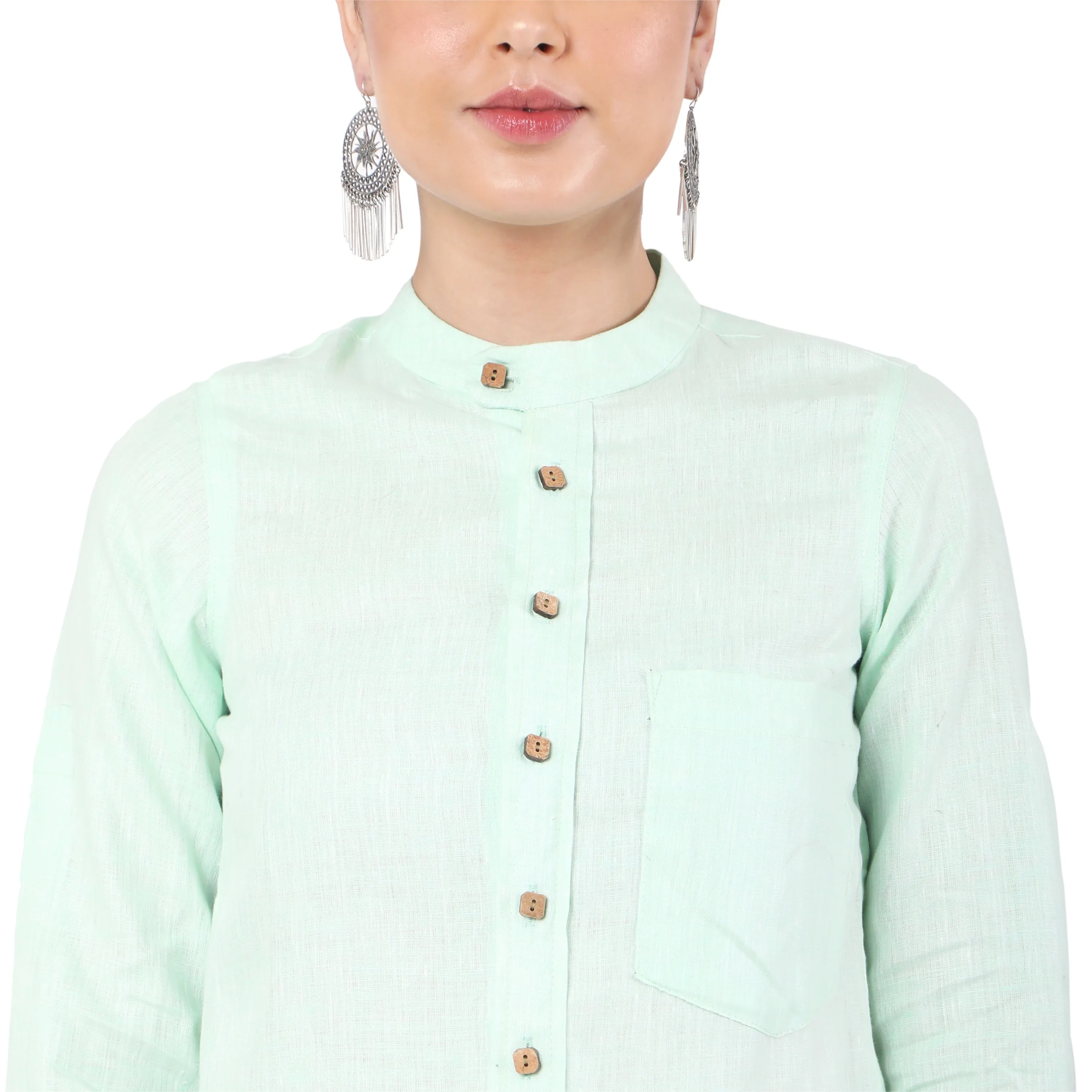 Hemp Pista Green Shirt