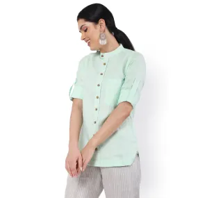 Hemp Pista Green Shirt