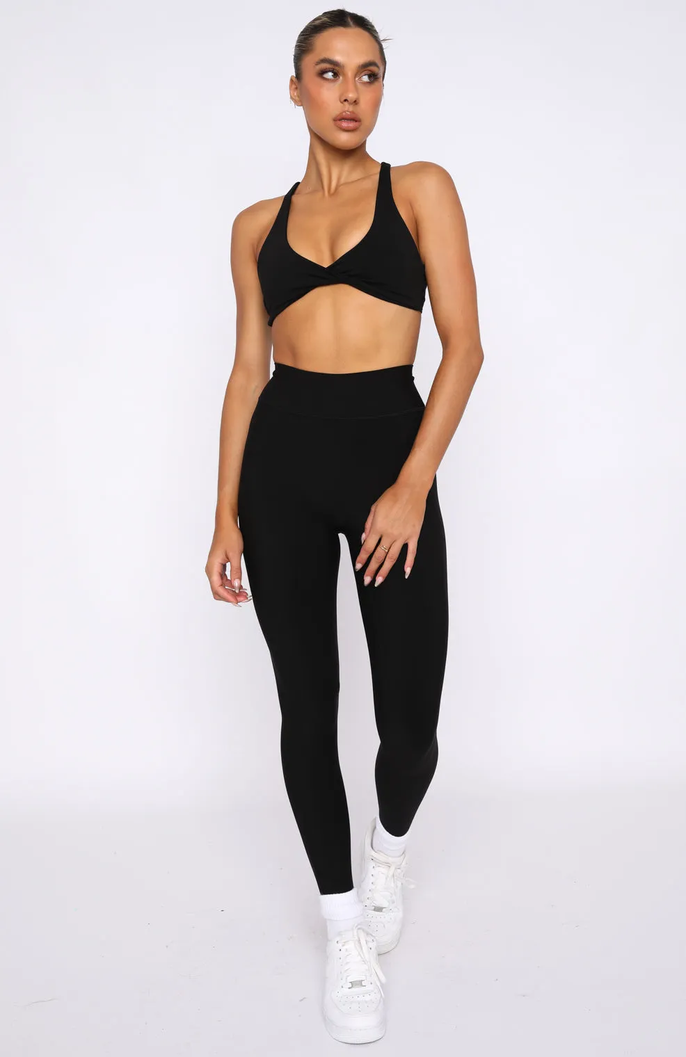 High Definition Sports Bra Black