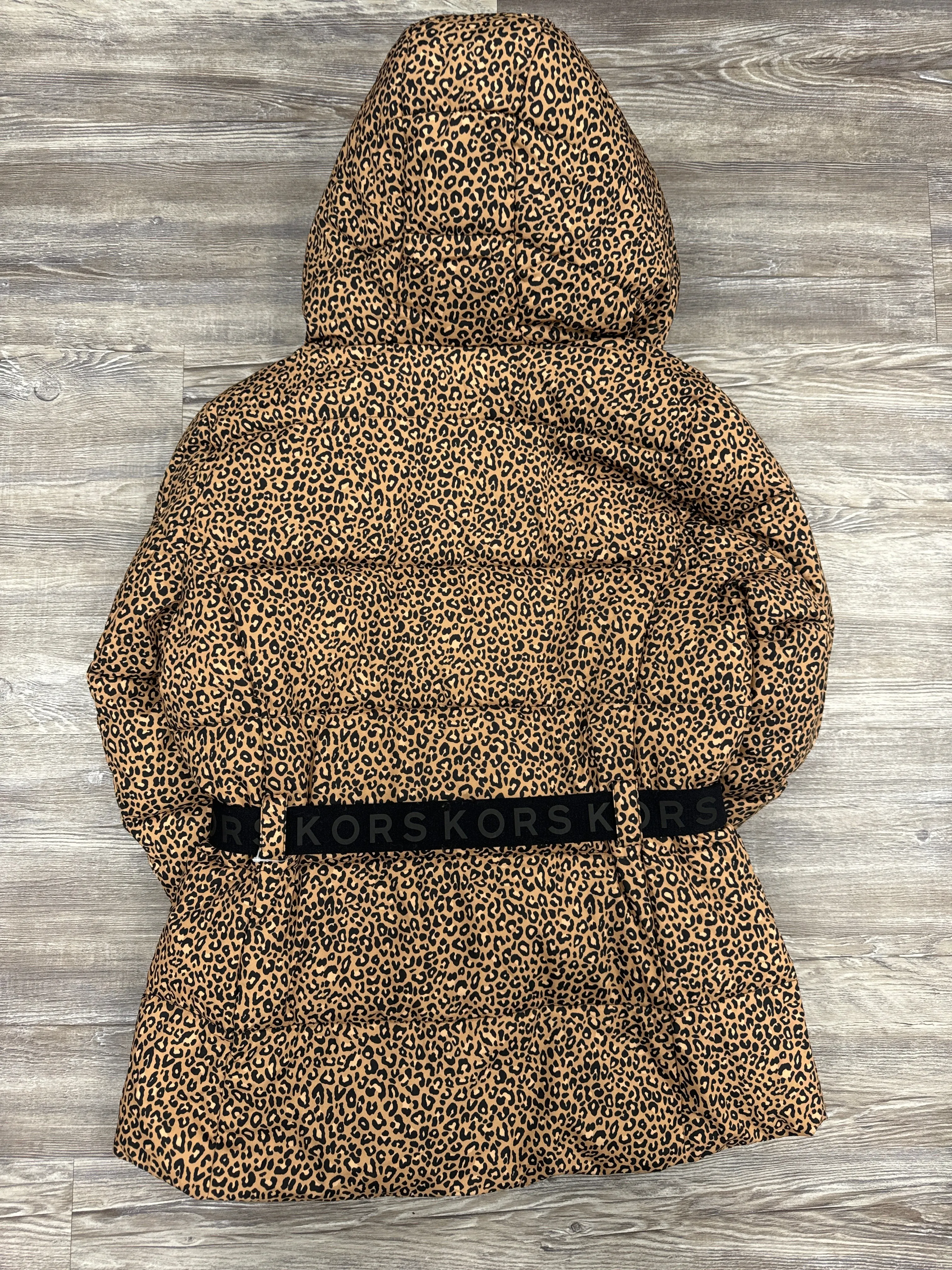 Jacket Puffer & Quilted By Michael By Michael Kors In Animal Print, Size: M