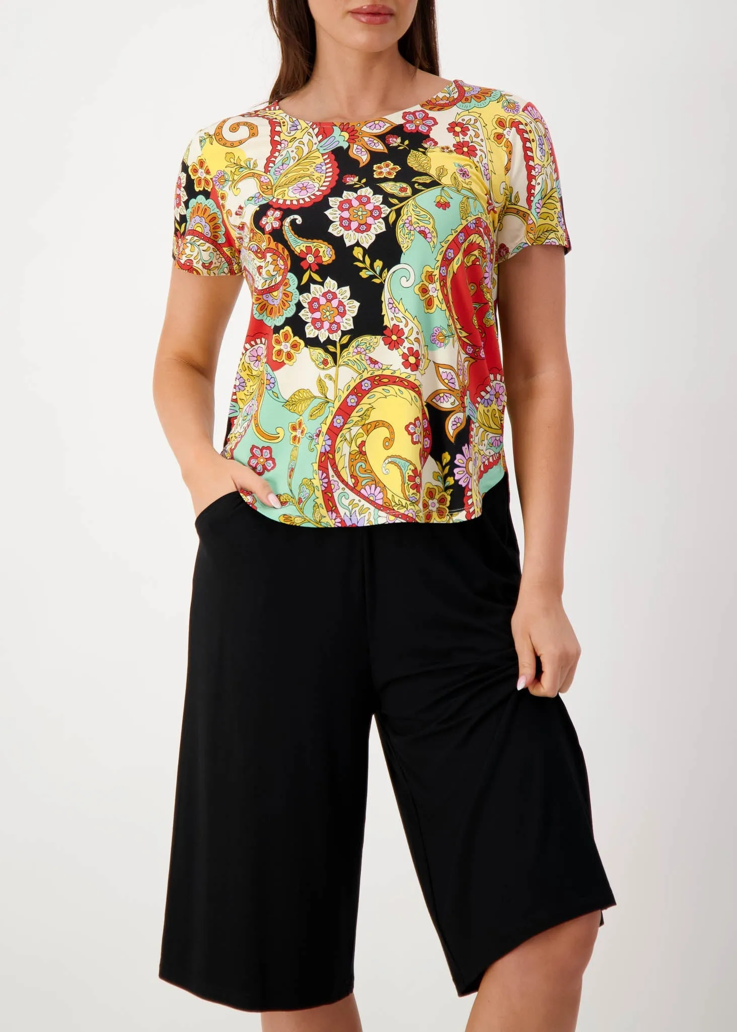 Janis Short Sleeve Bamboo T-Shirt - Noosa Pucci