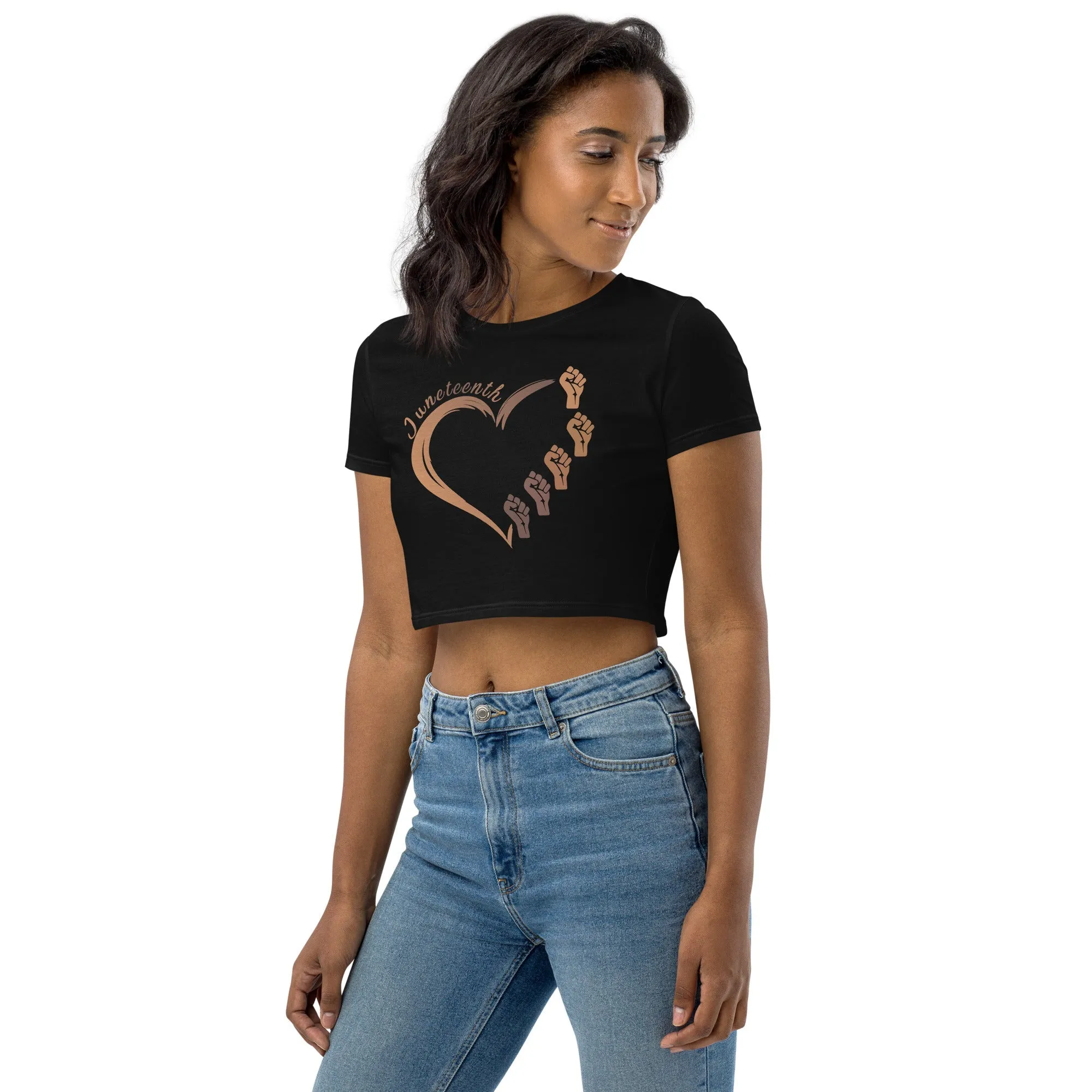 Juneteenth Heart - Crop Top