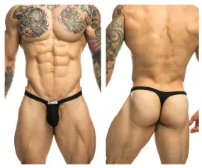 JUSTIN SIMON XSJBU02 Bulge Thongs Color Black