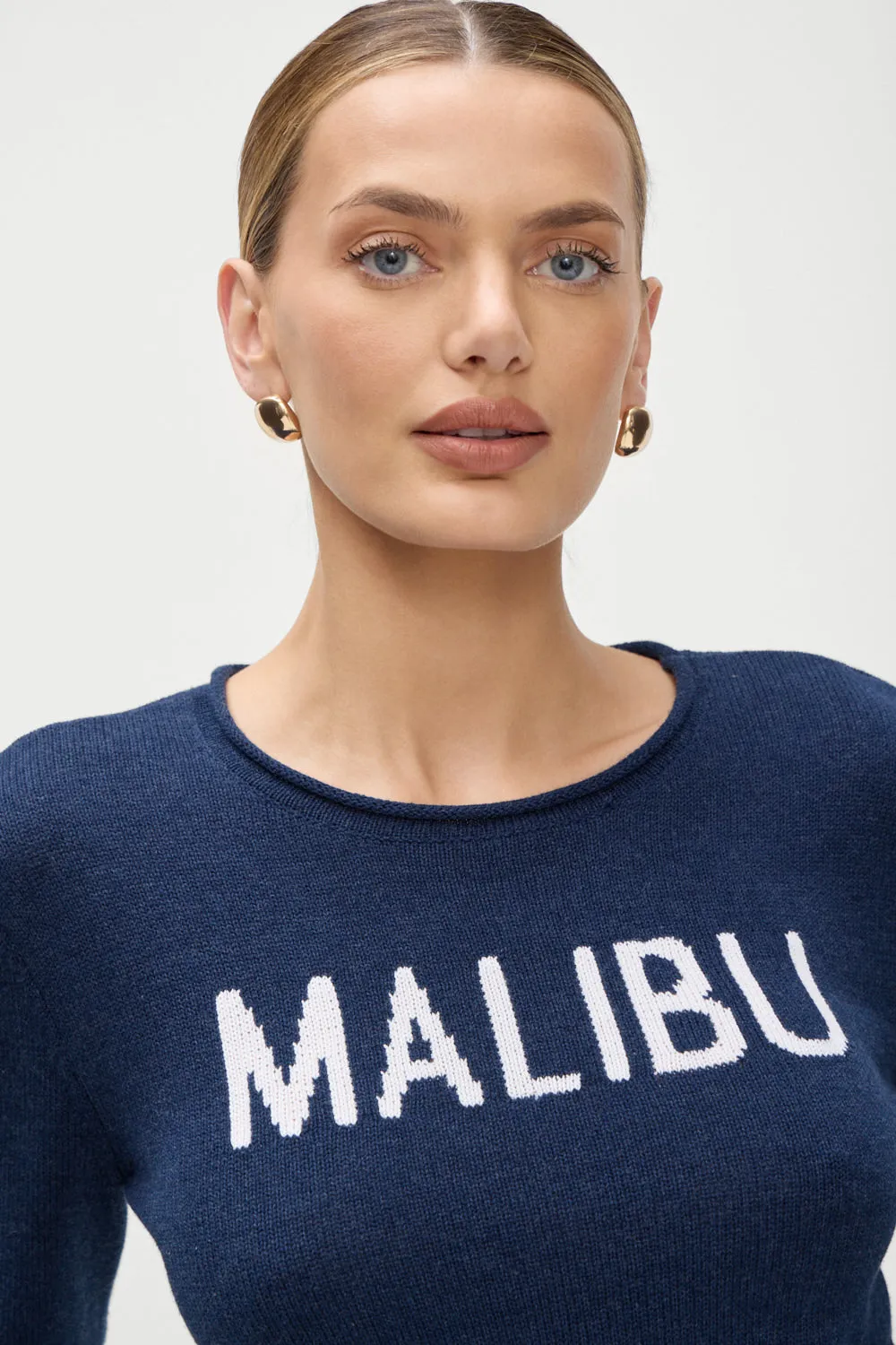 Kennedy Cotton Knit Sweater - Malibu