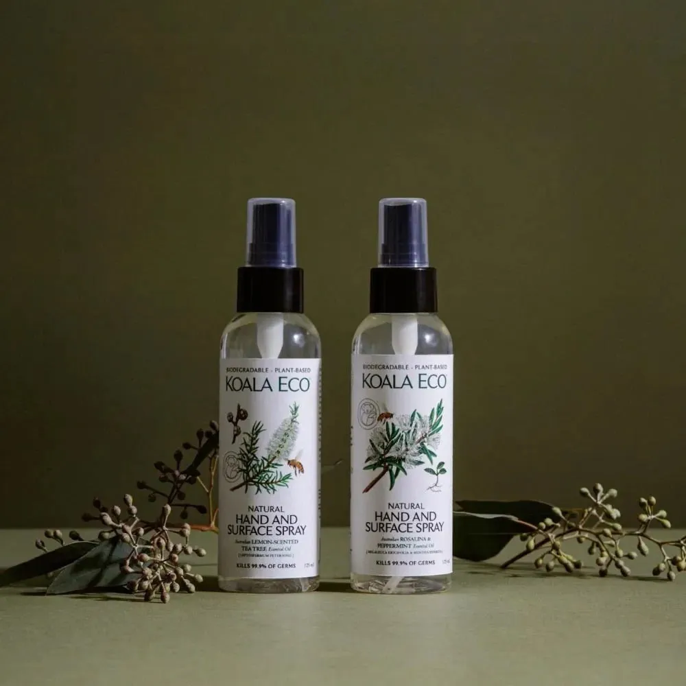 Koala Eco Natural Hand and Surface Spray - Tea Tree and Lemon Scented Tea Tree