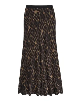 Leia Umber Leopard Skirt