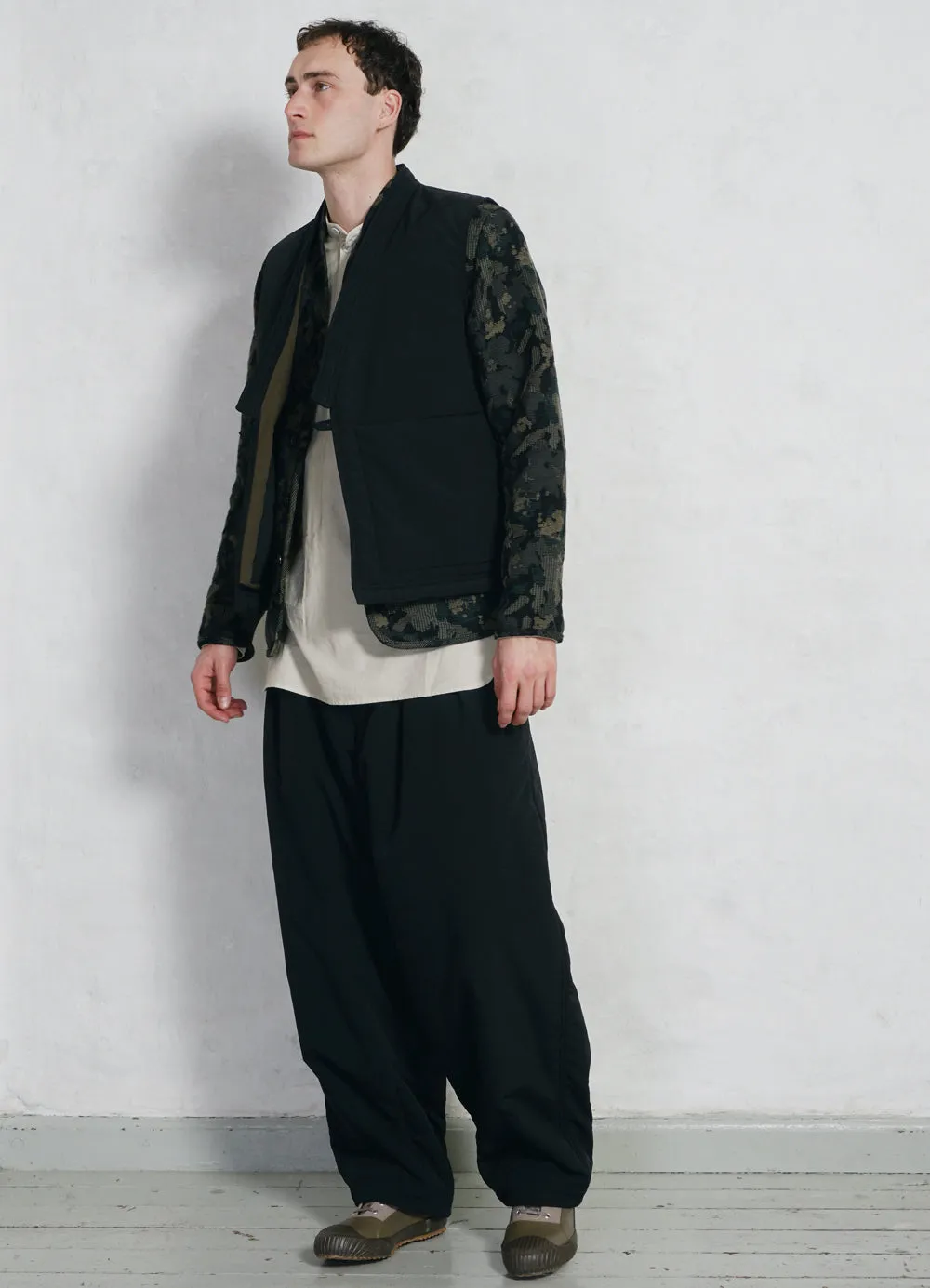 LEVI 28-12-1 | Long Loose Fit Pull On Shirt | Ecru