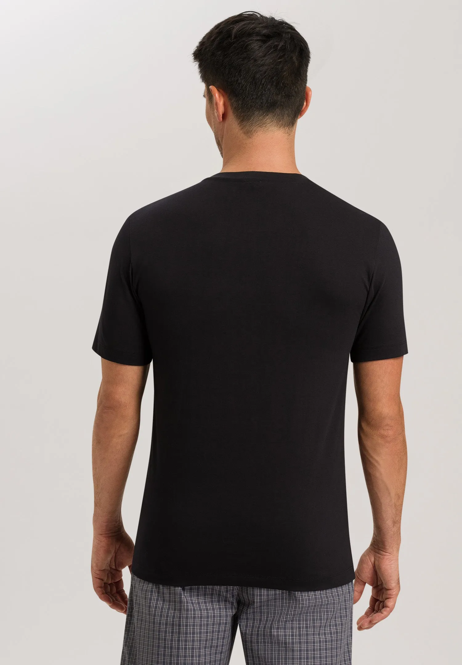 Living Shirts Jersey Cotton Crew Neck T-Shirt | Black 75050-019