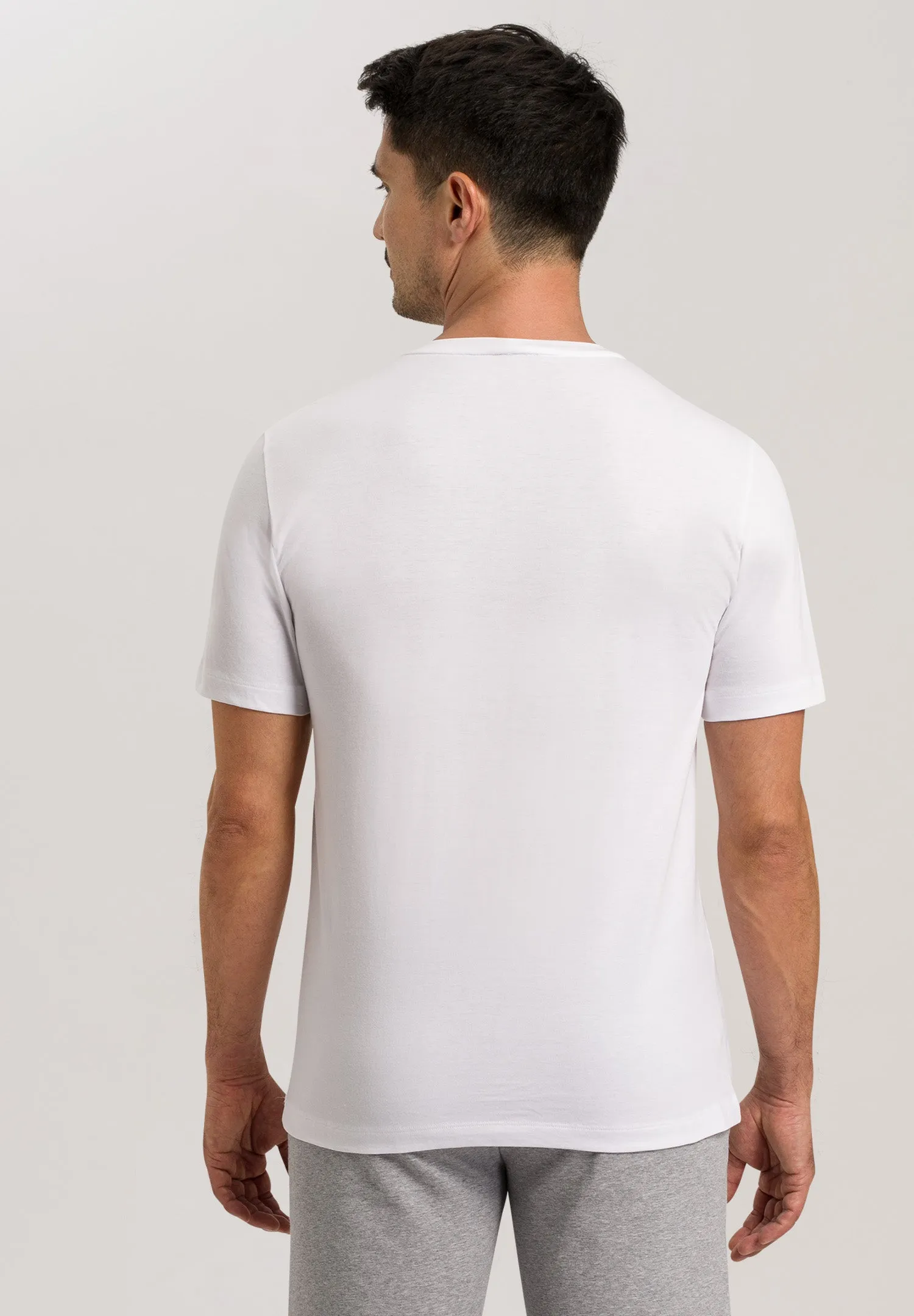 Living Shirts Jersey Cotton Crew Neck T-Shirt | White 75050-101