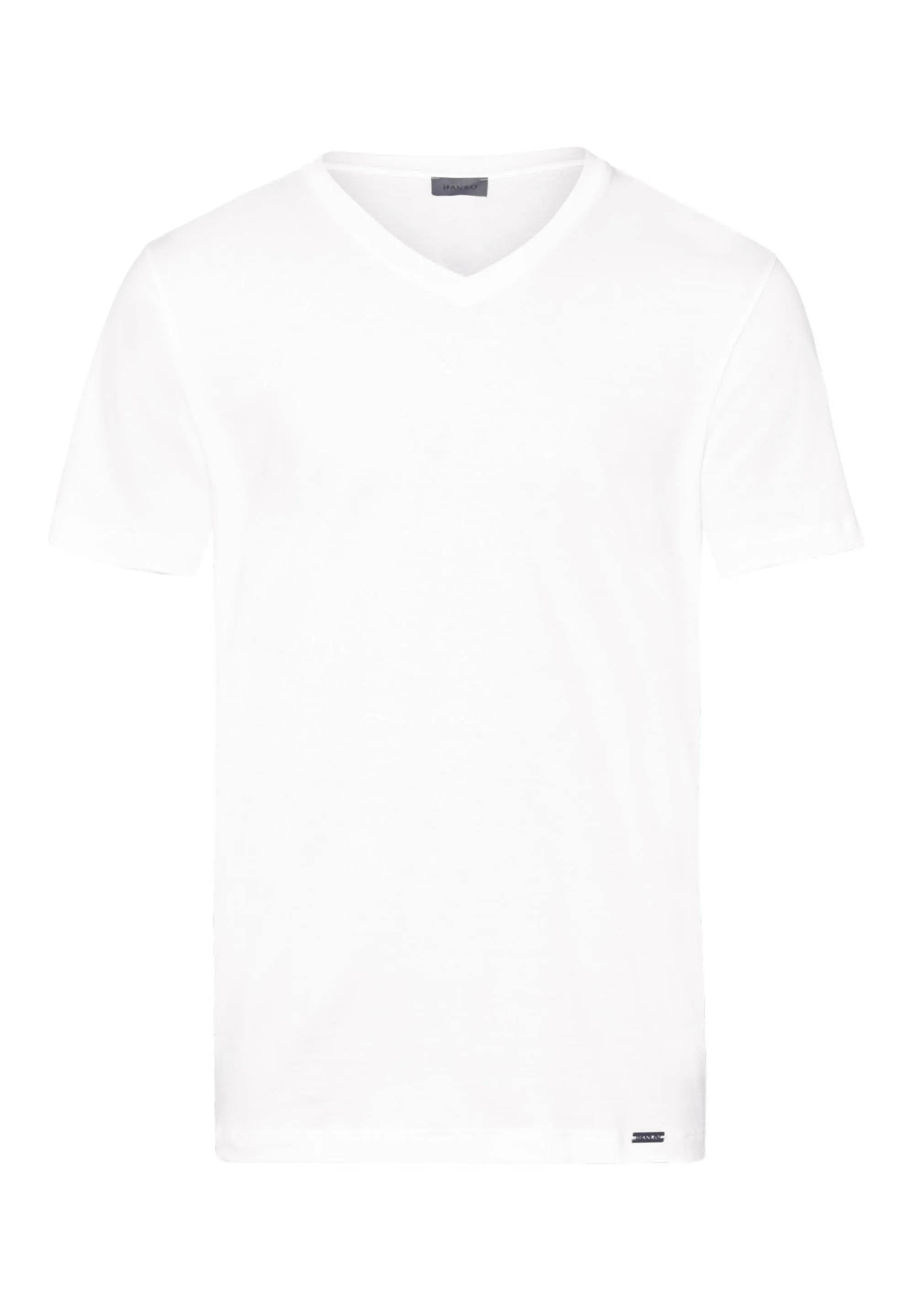 Living Shirts Jersey Cotton V-Neck T-Shirt | White 75051-101