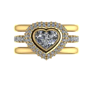 Love Heart Engagement Ring