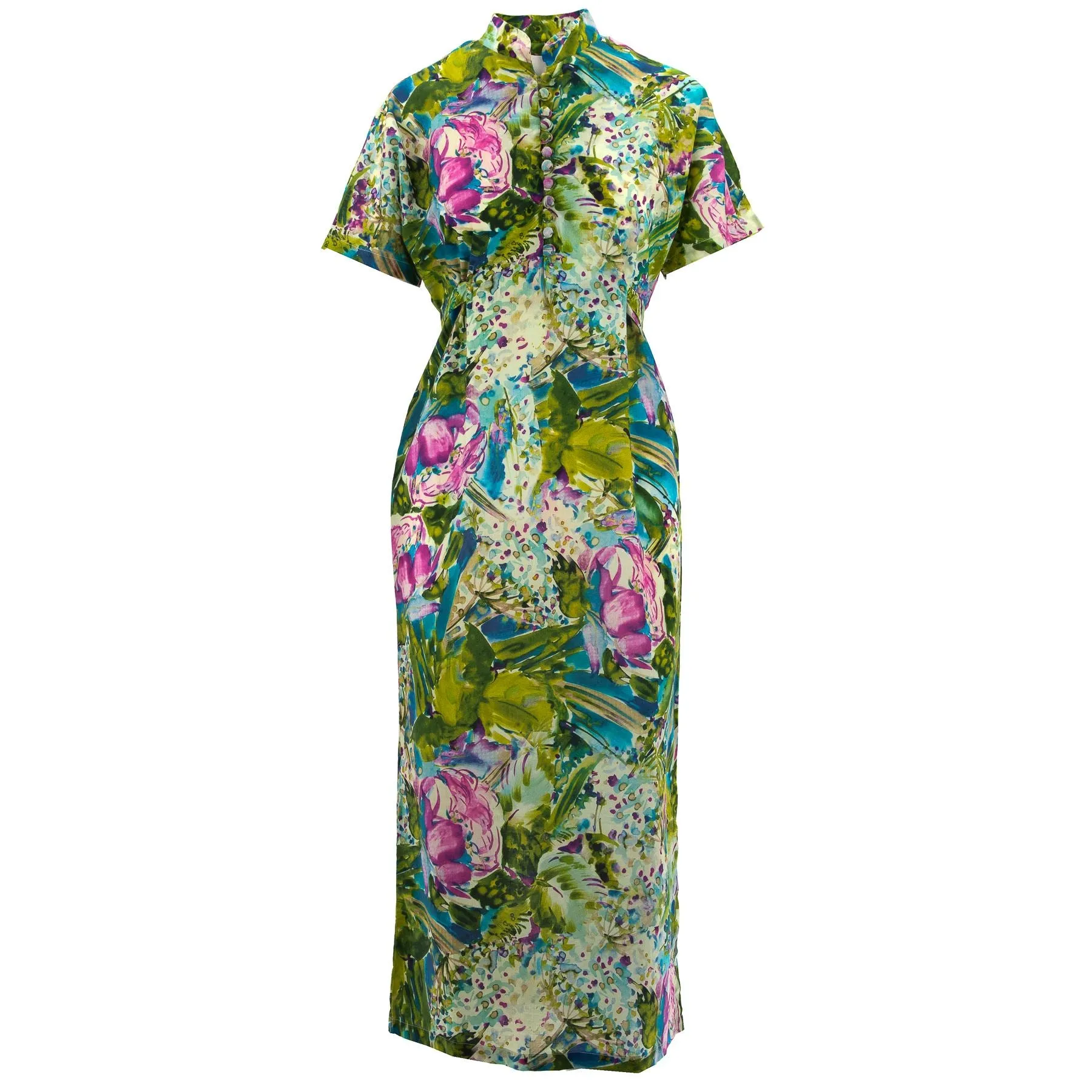 Mandarin Maxi Dress - Pressed Meadow