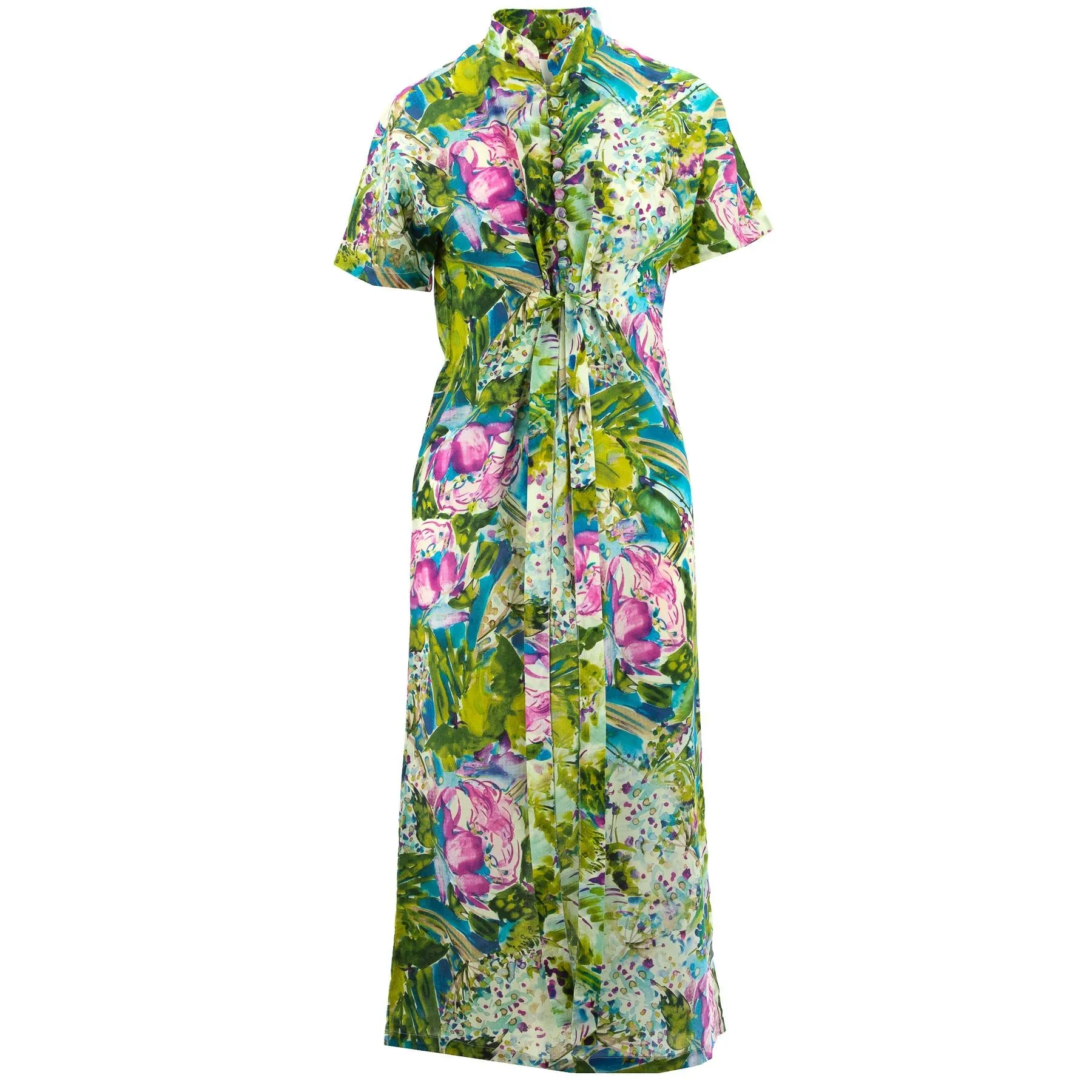 Mandarin Maxi Dress - Pressed Meadow