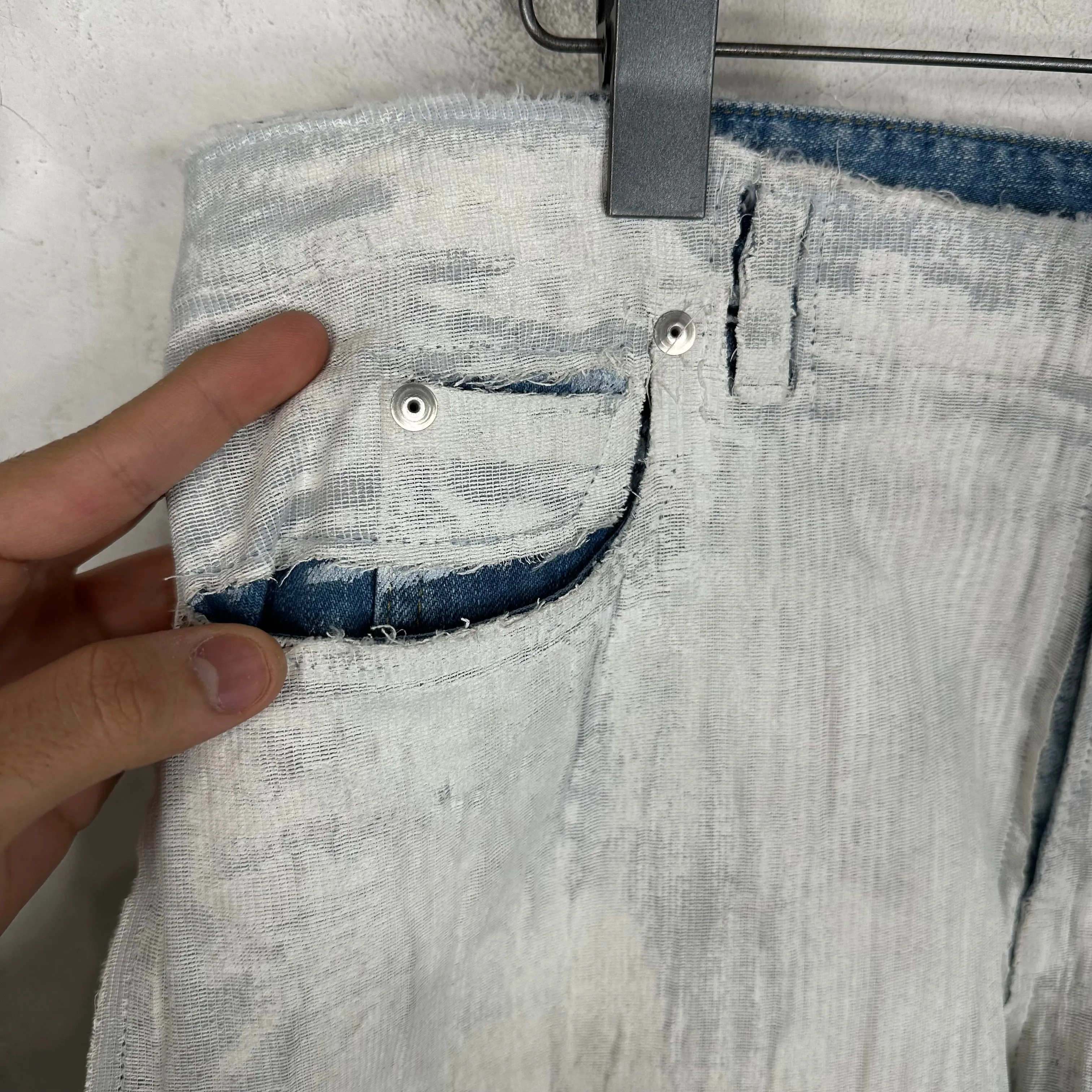 Margiela Layered Artisanal Jeans