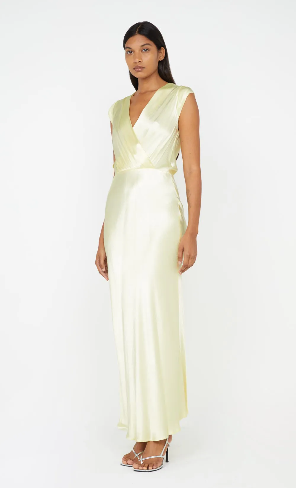 MOON DANCE MAXI DRESS - ICE YELLOW