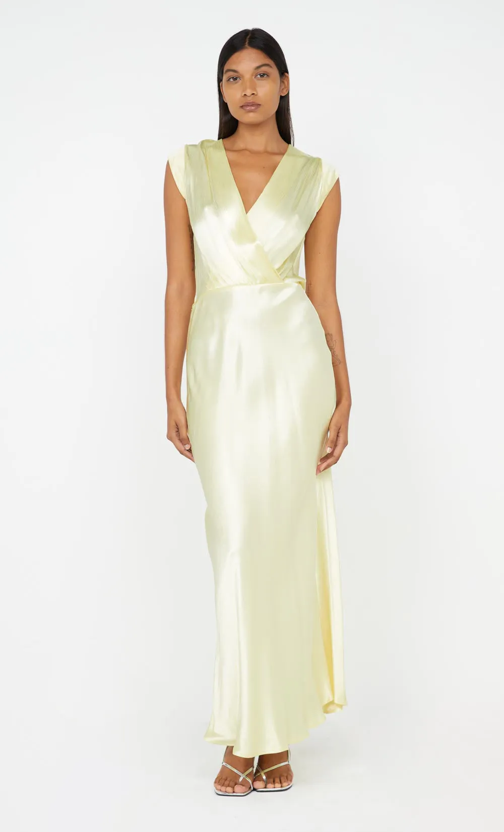 MOON DANCE MAXI DRESS - ICE YELLOW