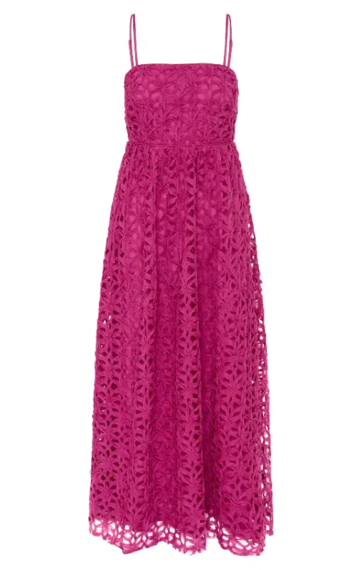 Mos - Rosa Strappy Maxi Dress - Fuchsia - 54663