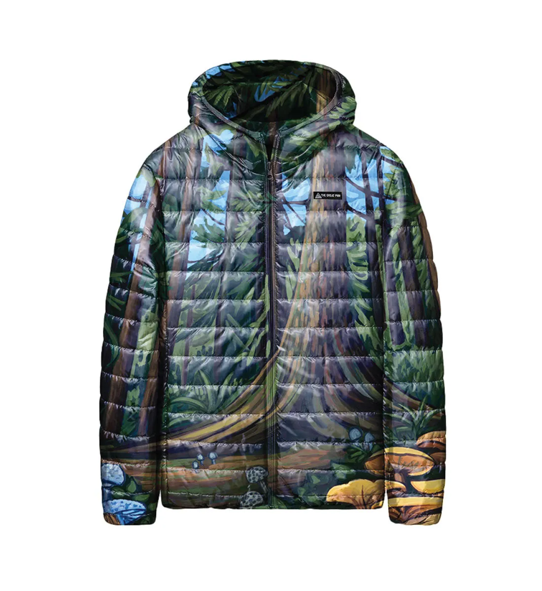 Mushroom Forest Puffer Jacket