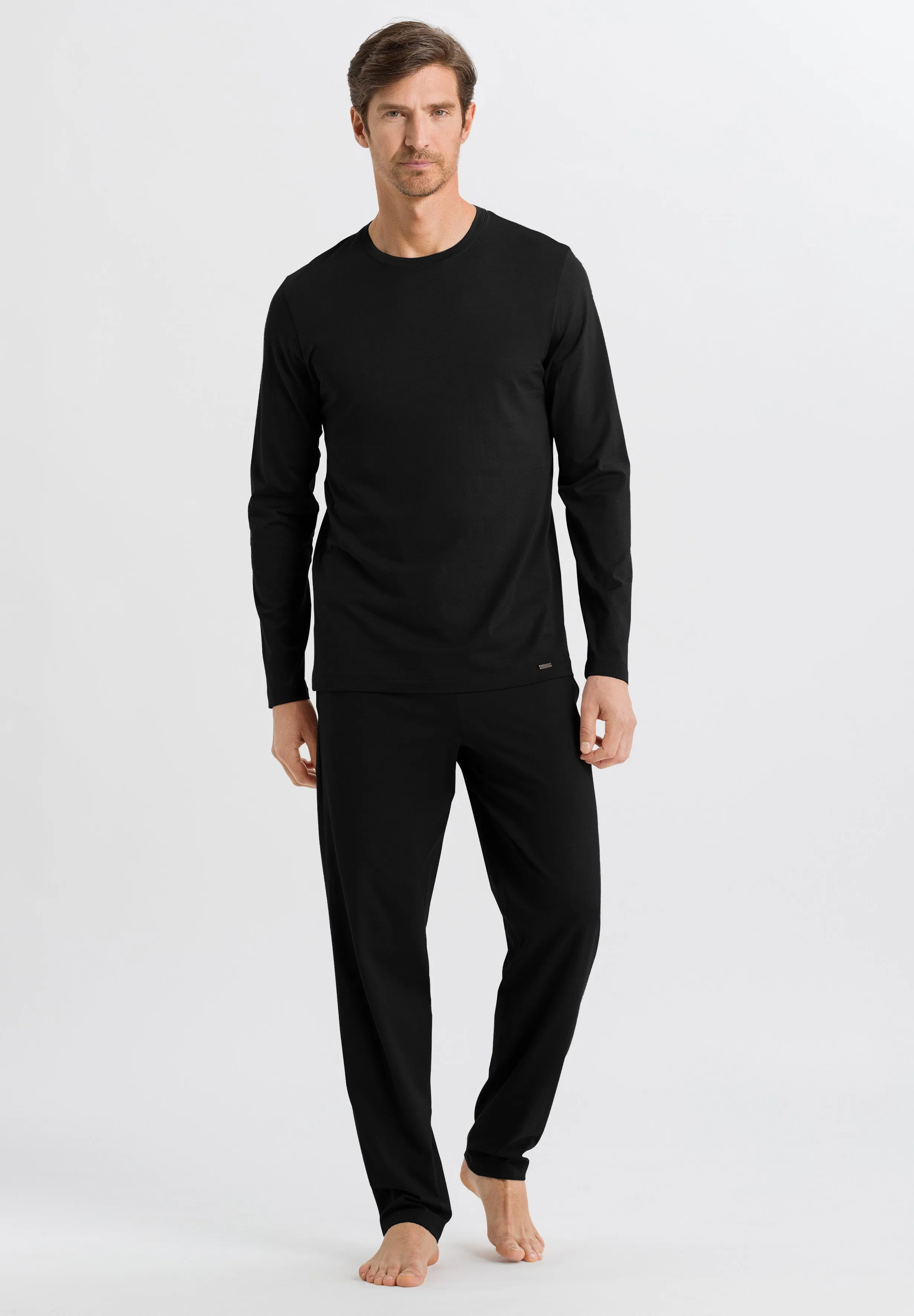 Night And Day 	cotton Crew Neck Top | Black 75431-019