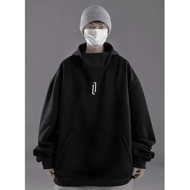 Oversize Winter High Collar Hoodie Jacket