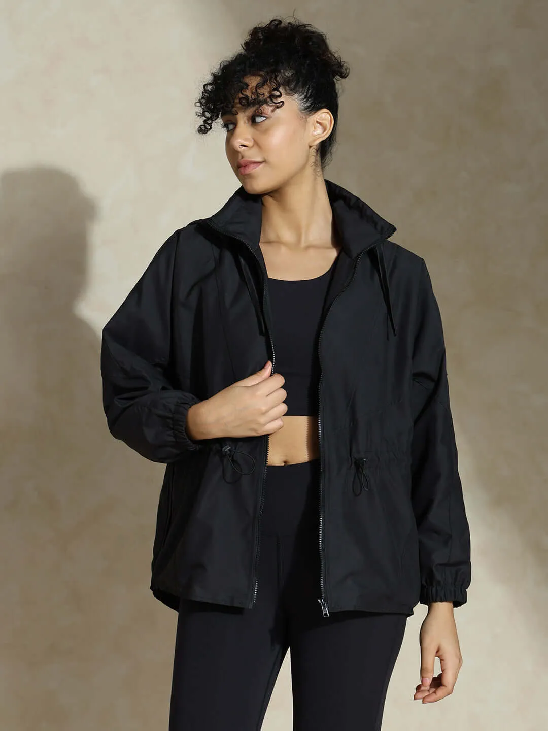 Oversized Commuter Jacket Black