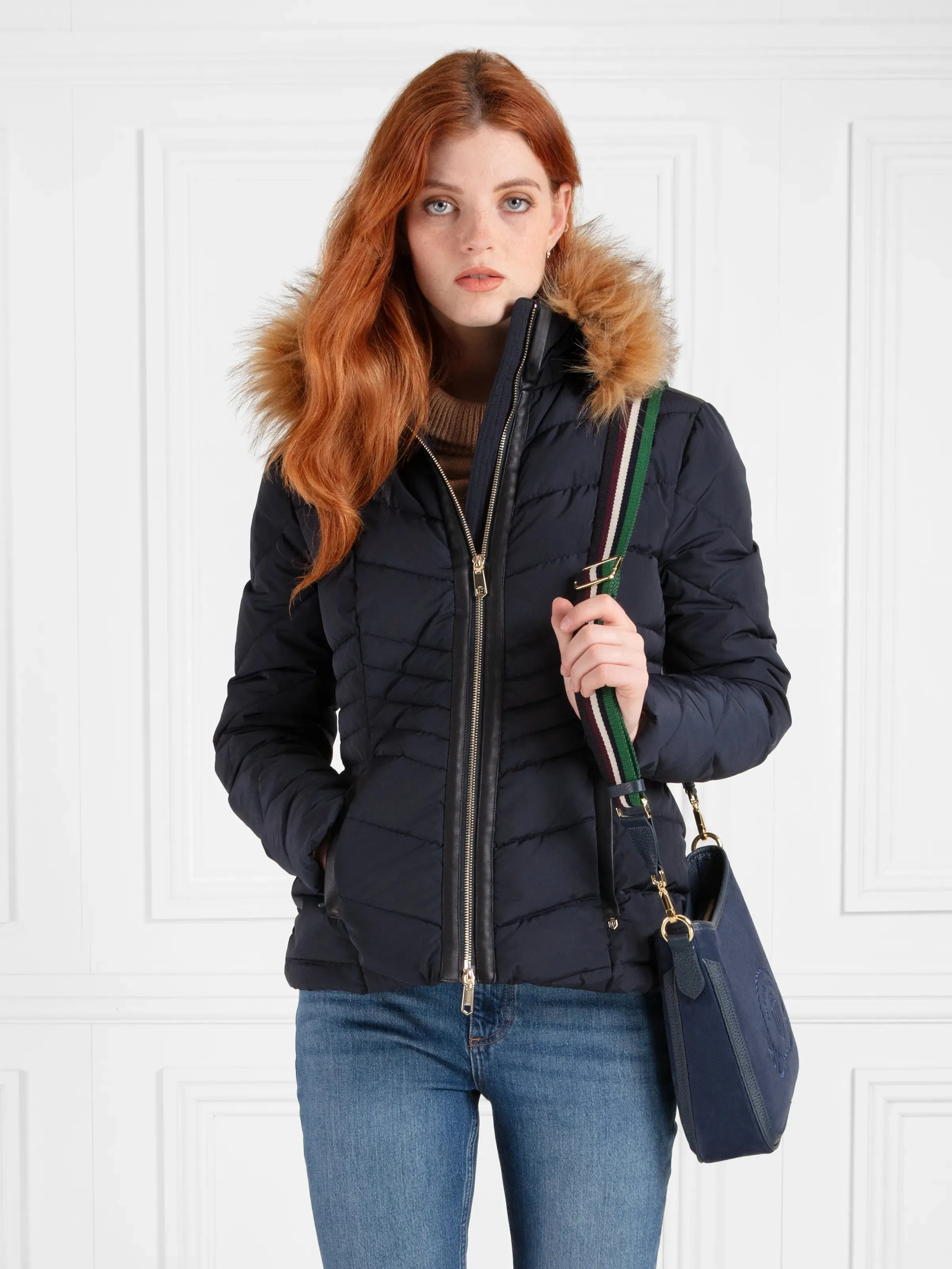 Pippa Padded Jacket - Navy