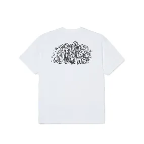 POLAR LUNCH DOODLE T SHIRT WHITE