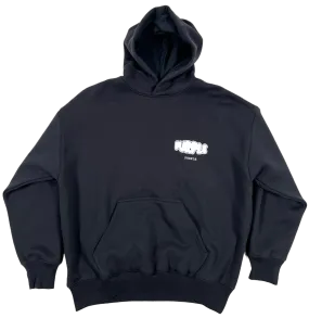 Print Logo Po Hoodie (Black) - P401-HBBJ123