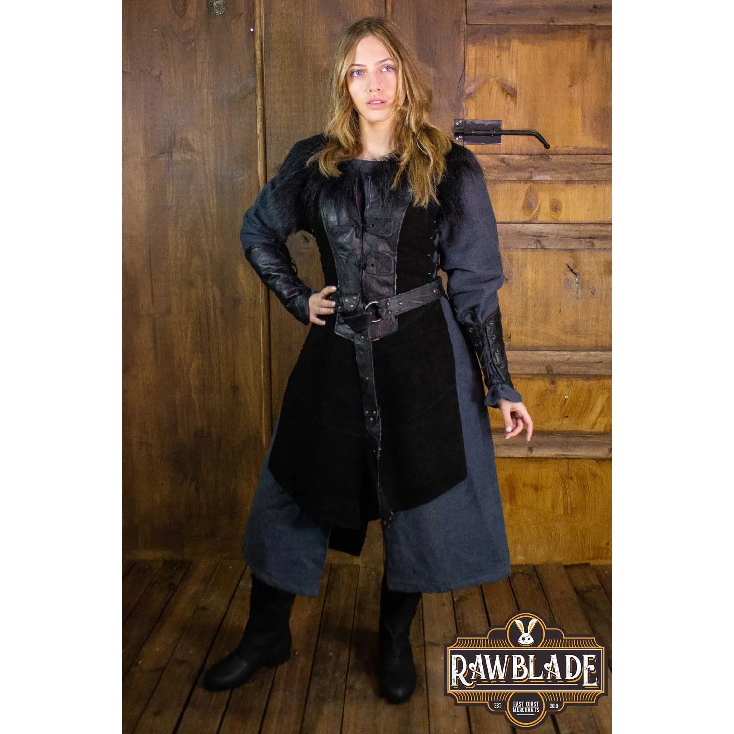 Raven Woman's Leather Jerkin