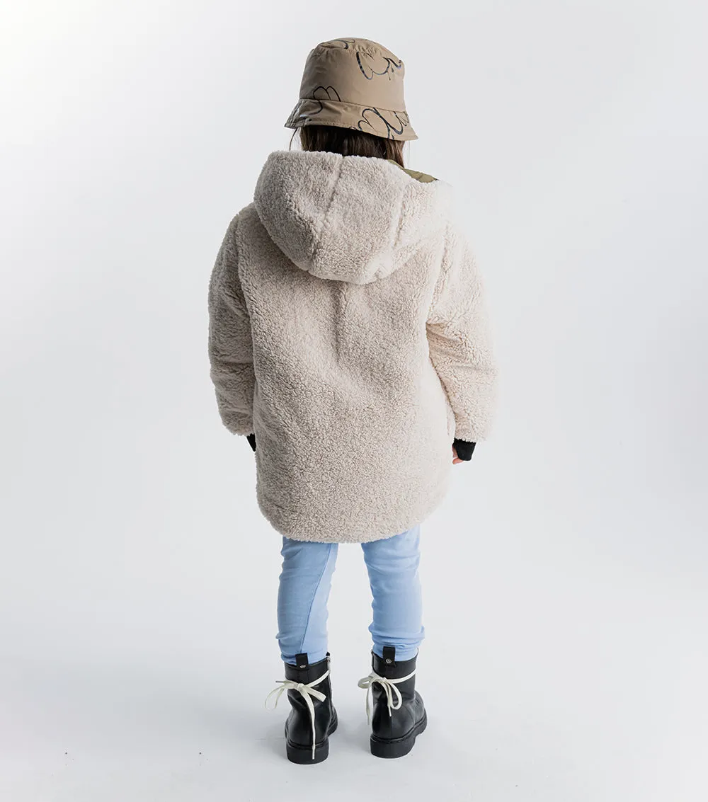 reversible sherpa jacket