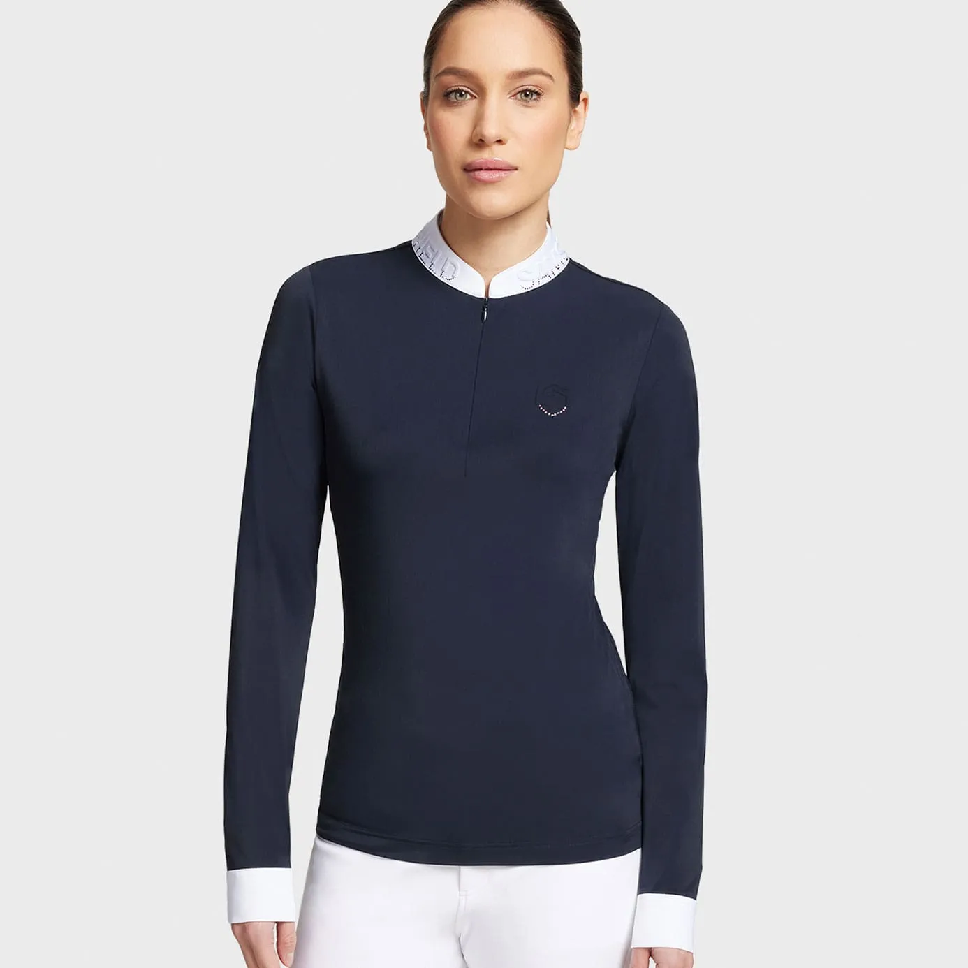 Samshield Paloma Long Sleeve Show Shirt - Navy Mesh