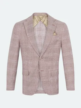 SAND Star Easy check Blazer | BRICK