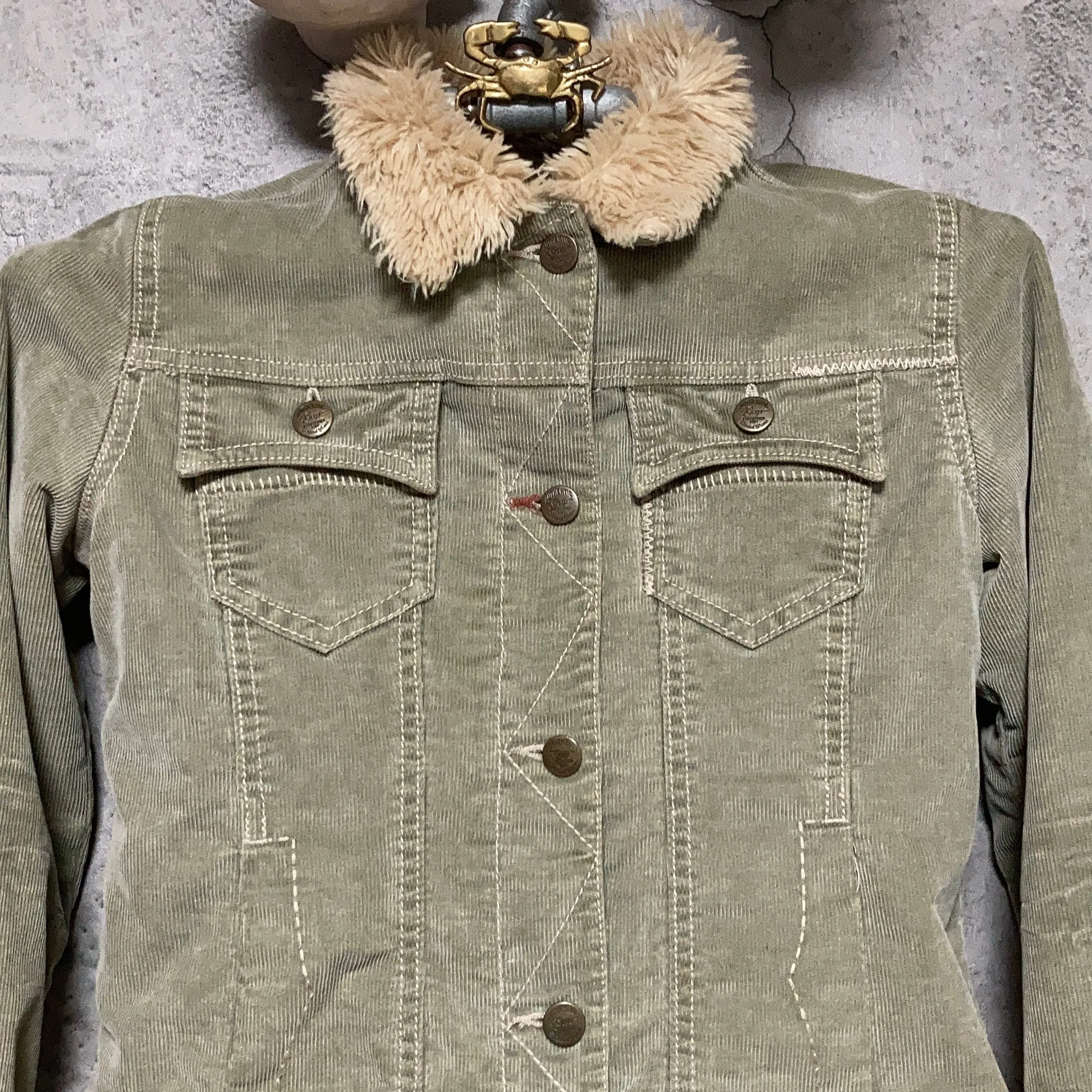 shearling jean jacket corduroy