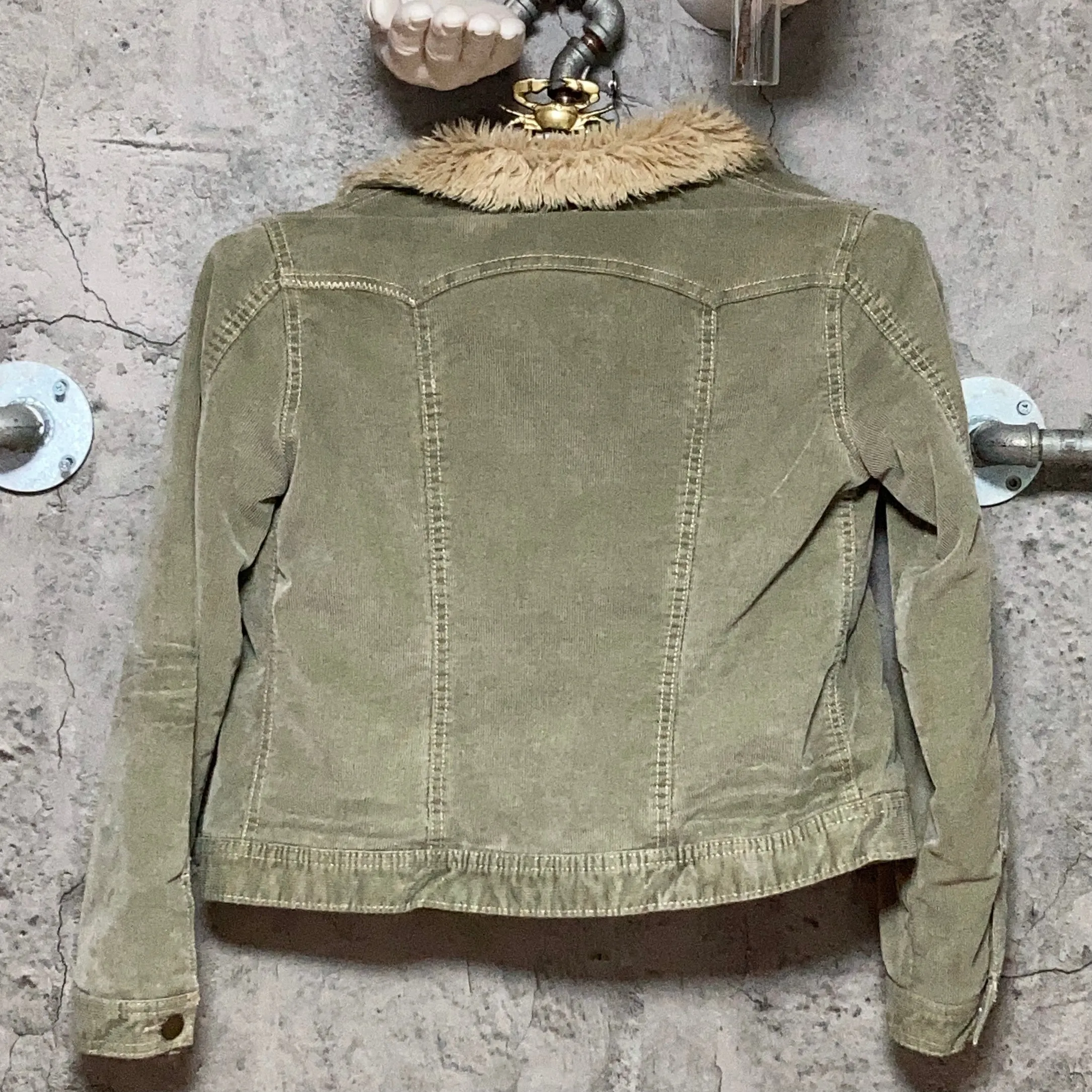 shearling jean jacket corduroy