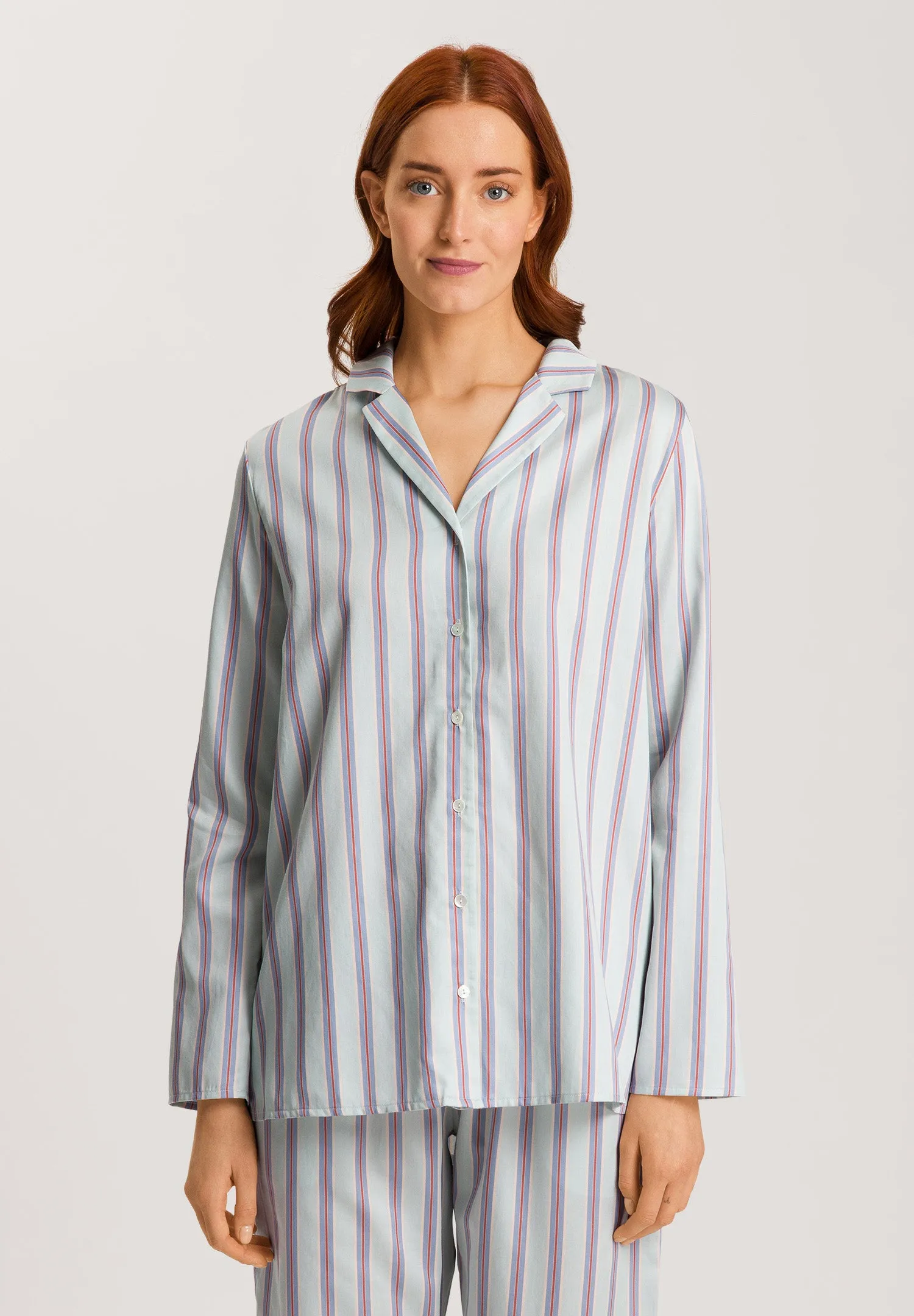 Sleep And Lounge Long Sleeve Bigshirt | Balanced Stripe 74849-2164