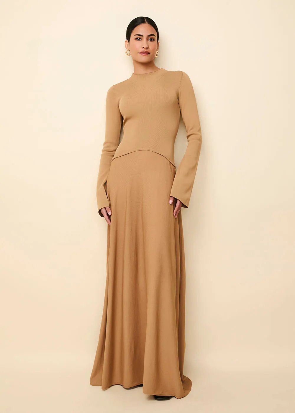 Soglio Dress Camel