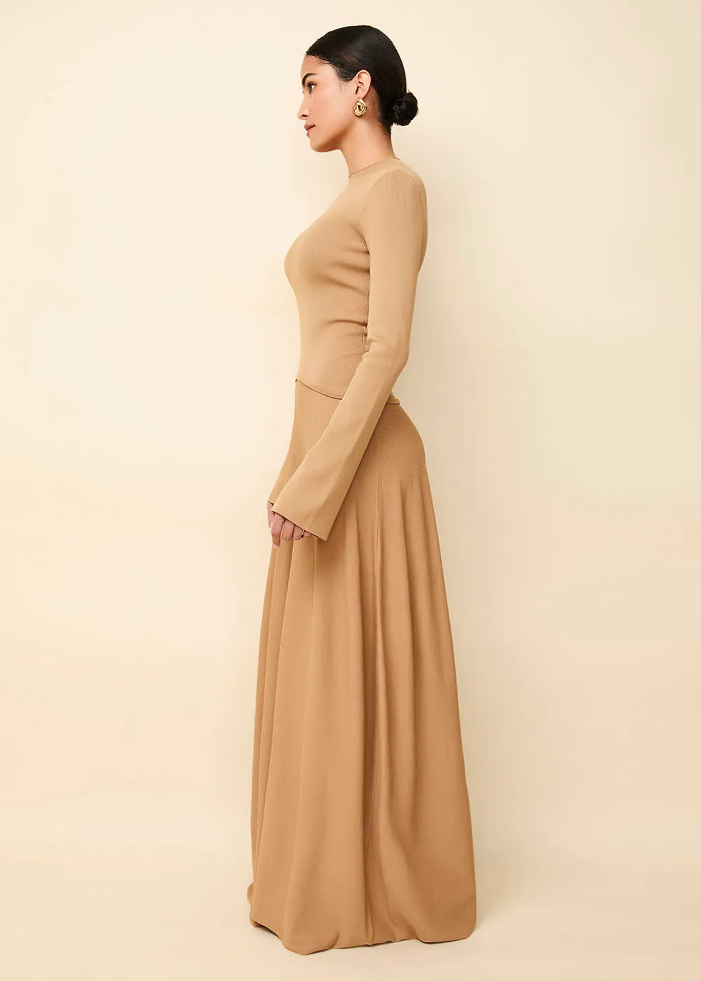 Soglio Dress Camel