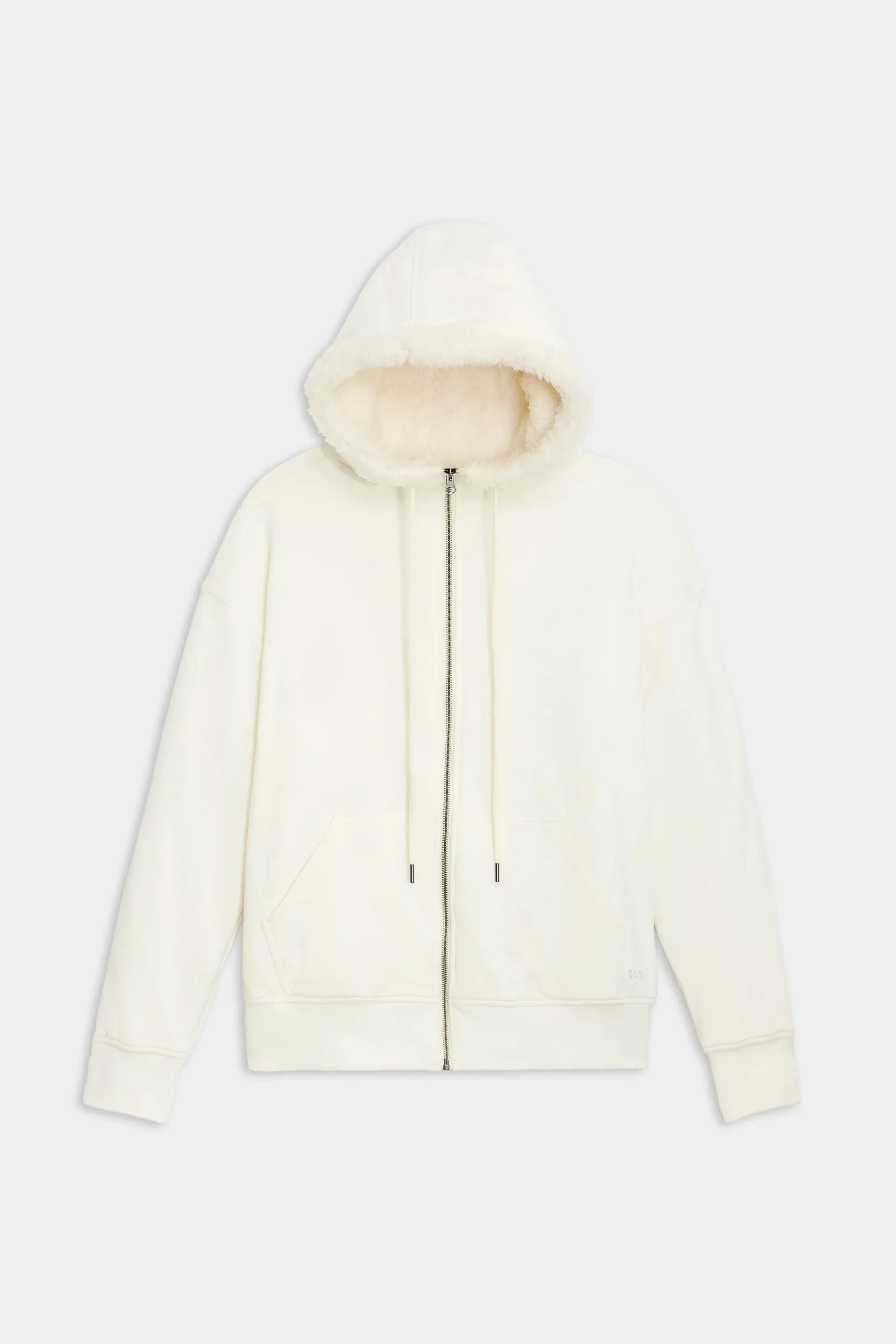 SPLITS59 | Lynx French Terry Sherpa Hoodie - Creme