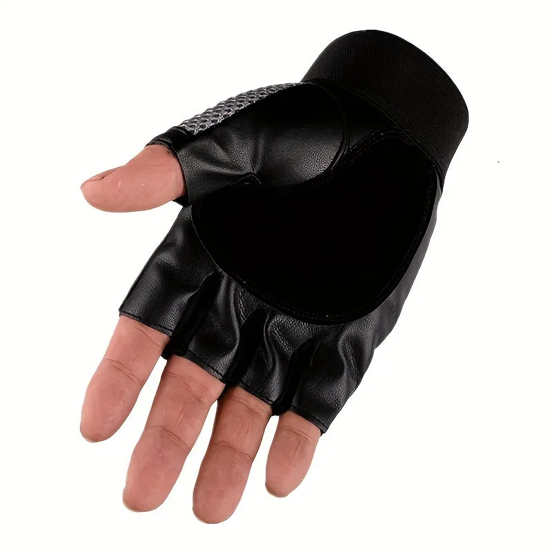 Stylish Halffinger Gloves for Men Perfect Gift Choice