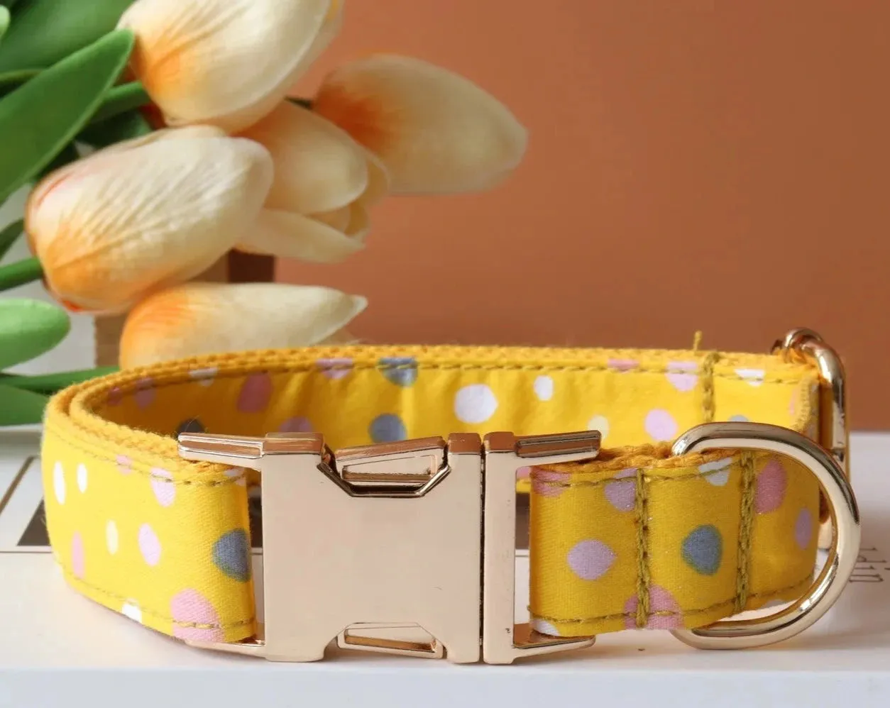 Stylish Personalized Dog Collar & Leash Set - Adjustable, Soft Padded with Free Name Engraving for All Dog Sizes