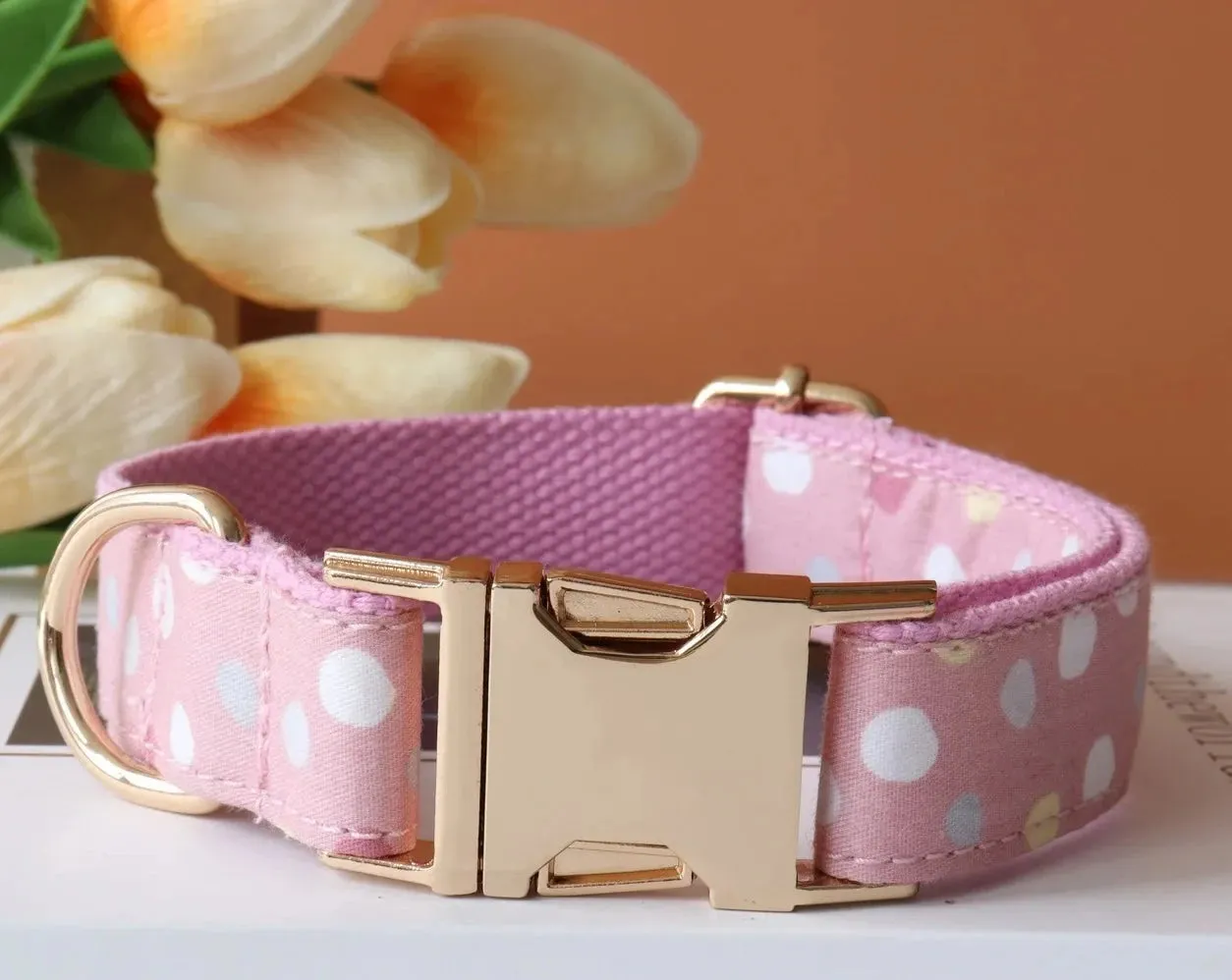 Stylish Personalized Dog Collar & Leash Set - Adjustable, Soft Padded with Free Name Engraving for All Dog Sizes