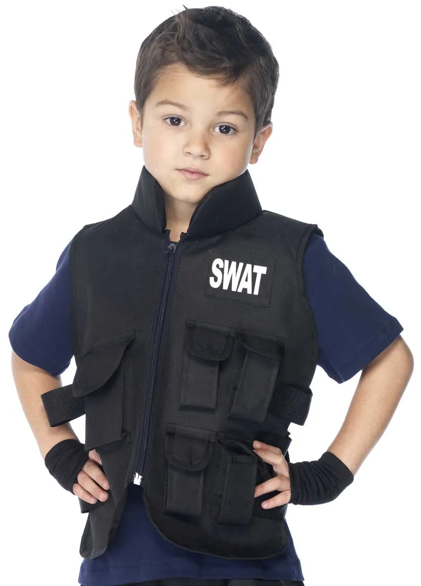 SWAT Officer Boys Fancy Dress Costume