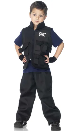 SWAT Officer Boys Fancy Dress Costume