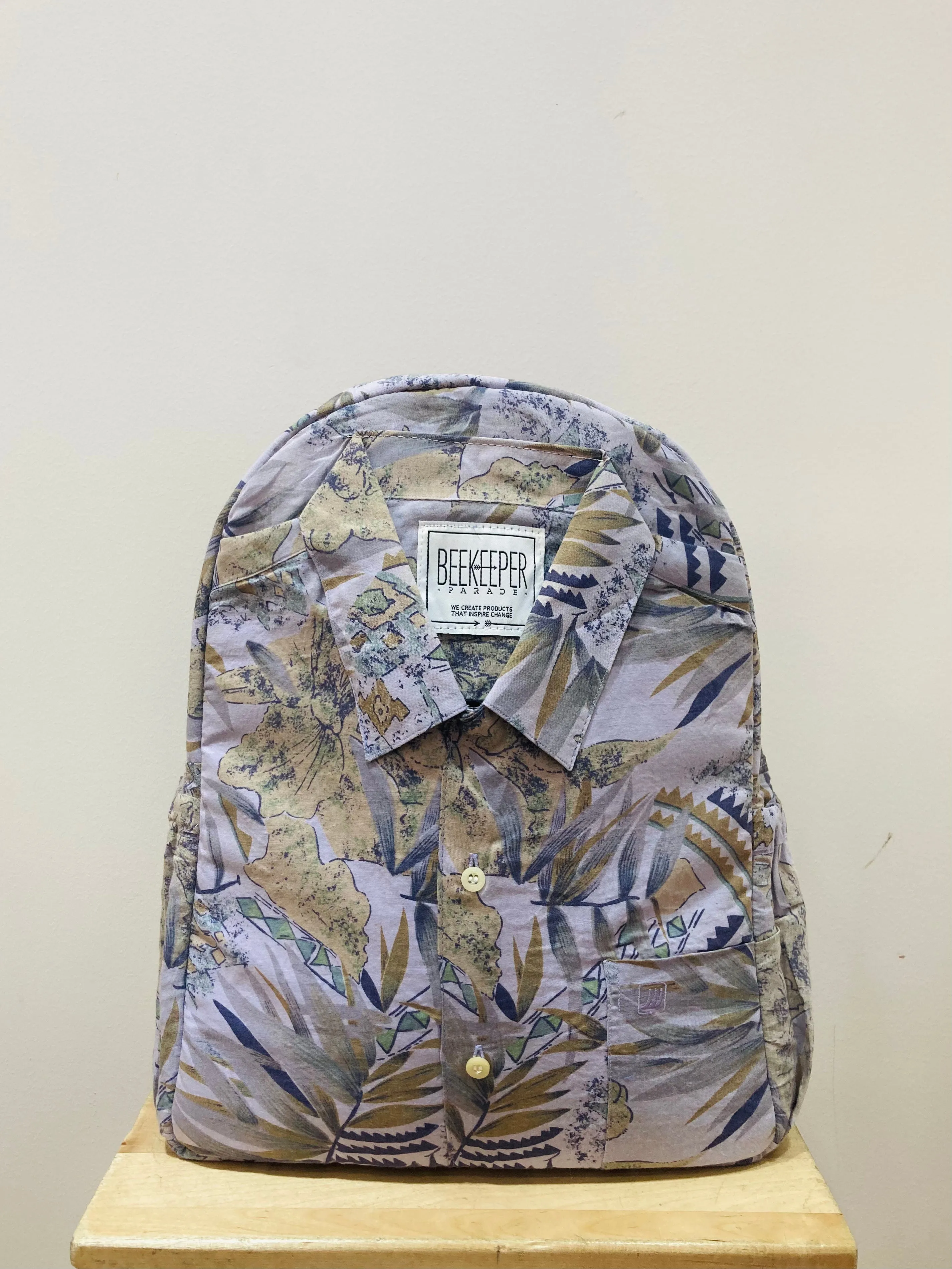 The Lilac Leaves 🍃 Classic Shirt BeeKeeper Parade Backpack