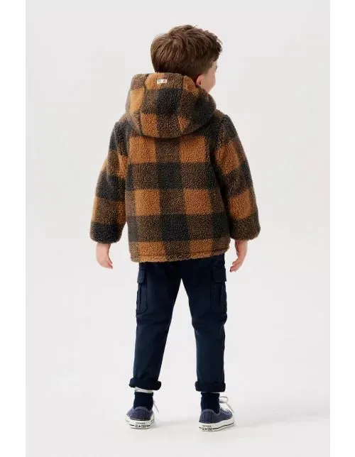 The Ward REVERSIBLE Puffer/Sherpa Jacket - Chipmunk - KIDS (Copy)