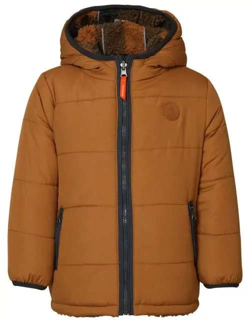 The Ward REVERSIBLE Puffer/Sherpa Jacket - Chipmunk - KIDS (Copy)