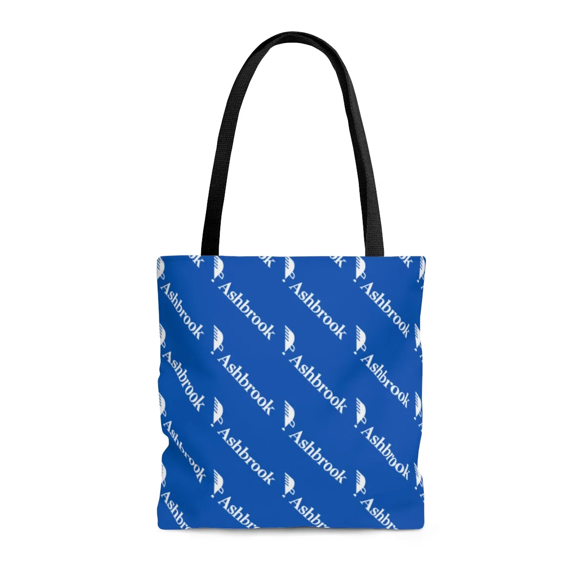 Tote Bag with Repeating Eagle Quill Logo