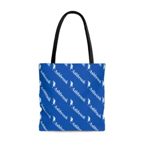 Tote Bag with Repeating Eagle Quill Logo