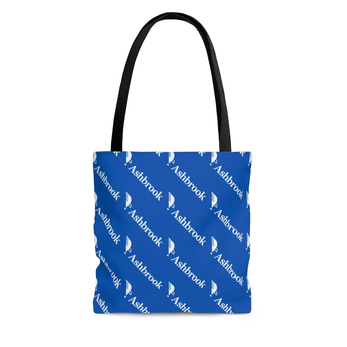 Tote Bag with Repeating Eagle Quill Logo